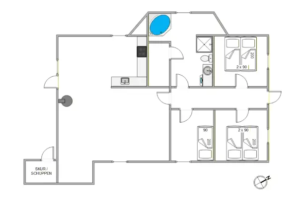 Ferienhaus 35735 in Bork Havn / Ringkøbing Fjord
