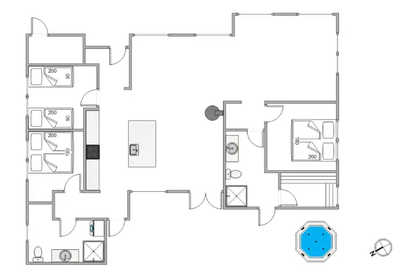 Ferienhaus H5714 in Opstrupsvej 84, Klegod | Bild 2 von 4
