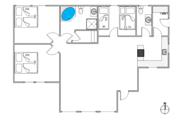 Ferienhaus 20821 in Møllevangen 69, Jegum | Bild 3 von 3