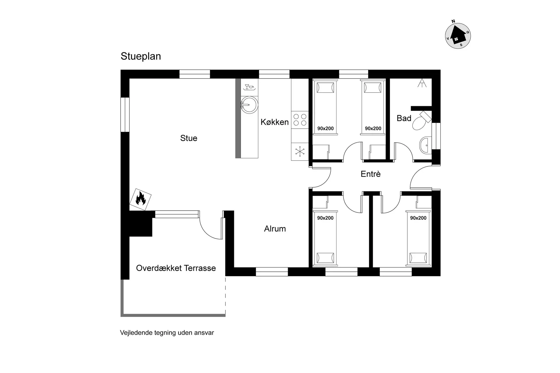 Ferienhaus 33018 in Sletningen 3, Klitmøller | Bild 34 von 34