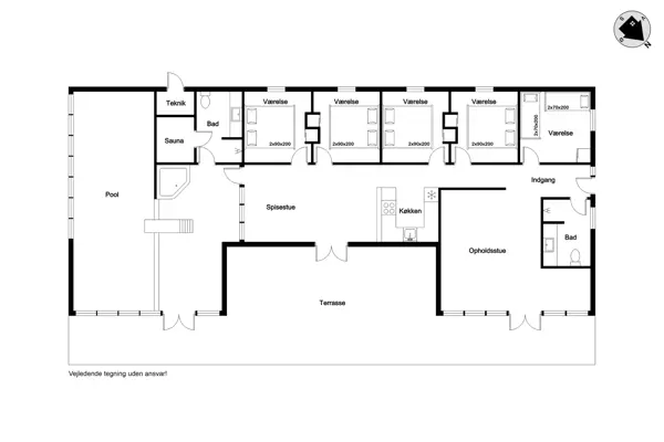 Ferienhaus 19051 in Hermodsvej 13, Vrist | Bild 44 von 44